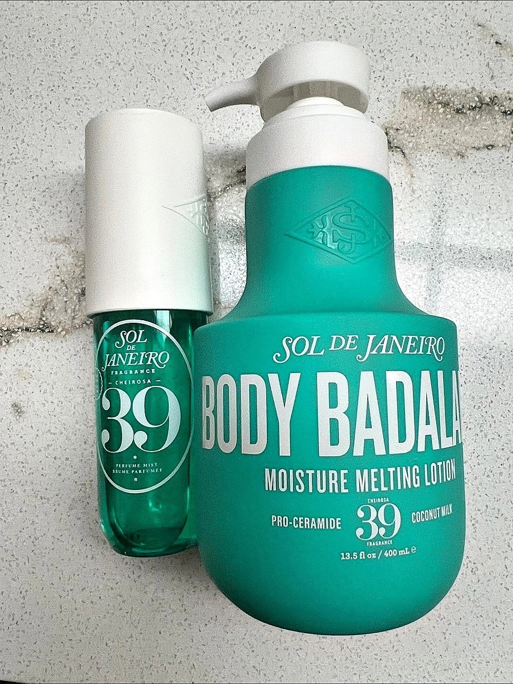 Sol de Janeiro Body Badalada Moisture Melting Lotion and Cheirosa 39 Hair & Body